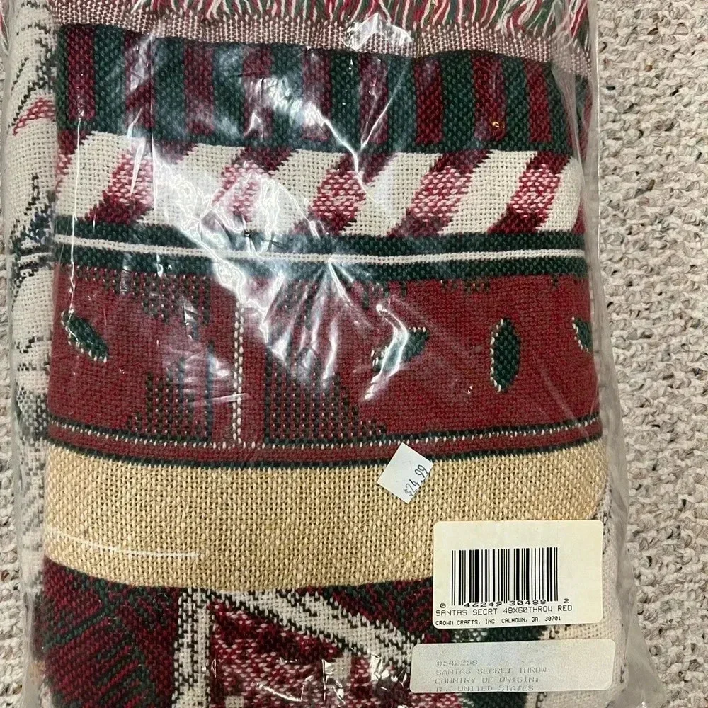Christmas Santa Goodwin Weavers Throw Blanket 58